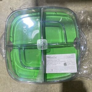 Pampered Chef Cool n Serve Square Tray